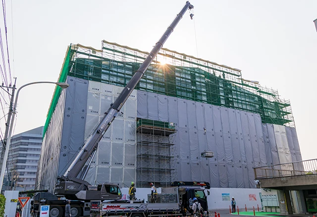 スライダー：ビルをつくる